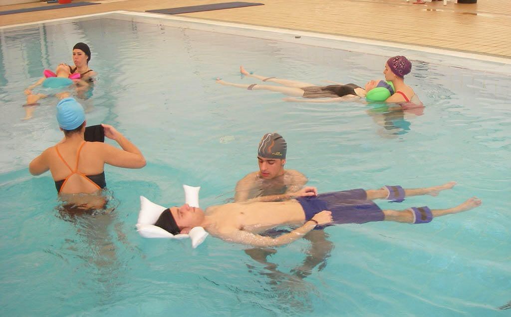 Hidroterapia en piscina